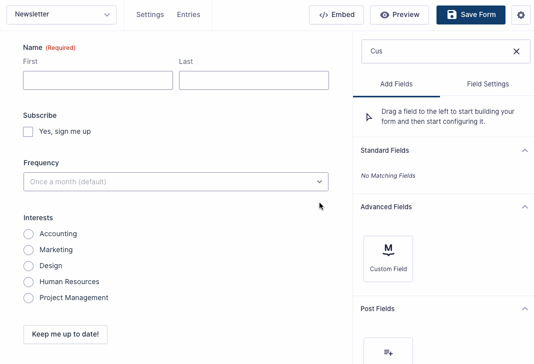 Animation disabling radio options and setting up conditional logic